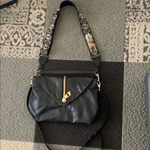 Versace  leather envelope convertible bag